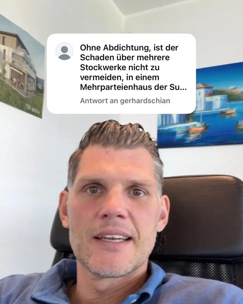 Was passiert ohne Abdichtung?